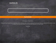 Tablet Screenshot of coco2mer.de